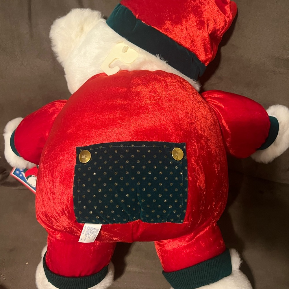 Snowflake 1993 Christmas Bear W/ Book - Picture 7 of 8
